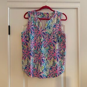 LuLuB Floral Sleeveless Top - Multicolor
